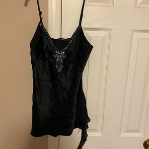 Sexy top with sequin & bead detail!